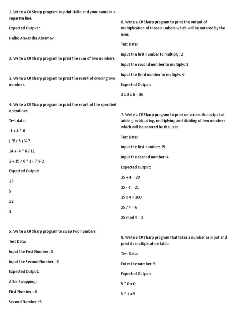 C Basic Exercises | String (Computer Science) | C (Programming Language)