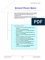 01 Microsoft Project Basics PDF