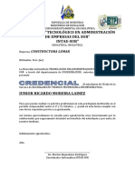 Formato Credencial Intae Sur 2018