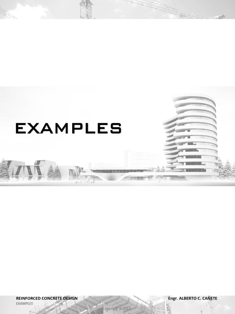 RC Example-Problems Canete PDF | PDF | Building Materials | Structural ...