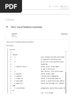 List of Fastboot Command