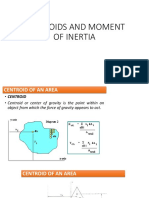 Centroids and Moment of Inertia