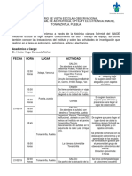 Itinerario de Visita Escolar