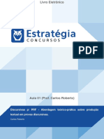 Estratégia - Aula 01 - Discursivas para PRF - Abordagem Teórico-Prática Sobre Produção de Texto - Prof Carlos Roberto