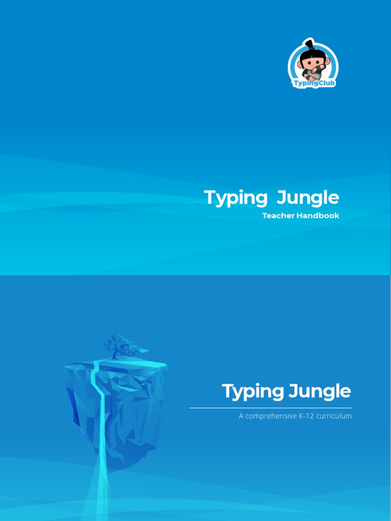 Typing Jungle Handbook PDF Lesson Plan Input/Output
