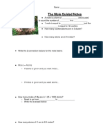 Mole Guided Notes PDF