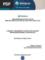 Fichamento - Luminar - Crescimento de Big Data Usando Empreendedorismo Corporativo