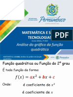 Análise Do Gráfico Da Função Quadrática