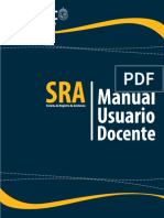 Manual de Usuario Docente Sistema Registro de Asistencia (PDF) JUL2013 PDF