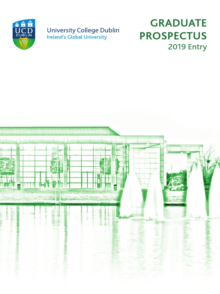 UCD Graduate Prospectus 2019 | PDF | Academic Degree | Postgraduate ...