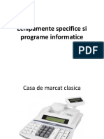 Echipamente specifice si programe informatice