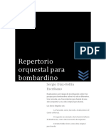 Trabajo de Repertorio Orquestal