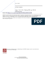 Metodologija Stilske Analize PDF