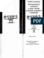 Vasile Lovinescu - Interpretarea Esoterica A Unor Basme Romanesti