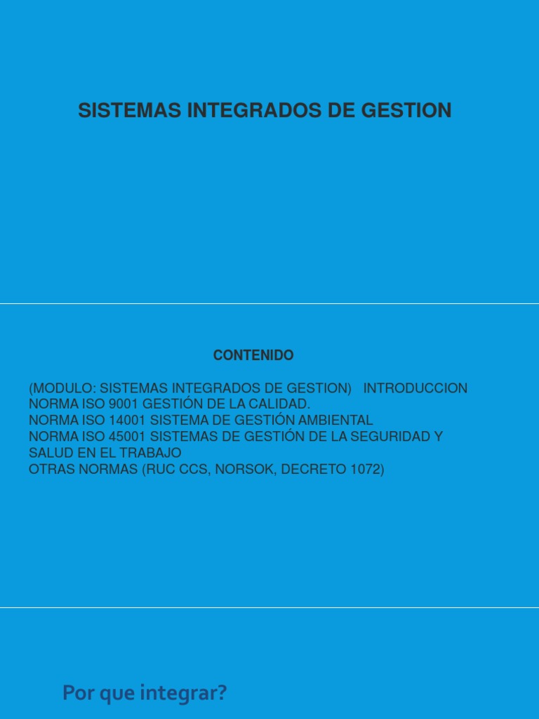 Sistema Integrado de Gestion UD | PDF | Análisis FODA | Business