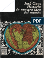 Historia de Nuestra Idea Del Mundo