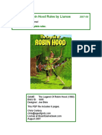Legend of Robin Hood Rules by Liumas 2007-08
