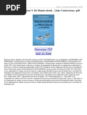 Ingenieria De Procesos Y De Planta