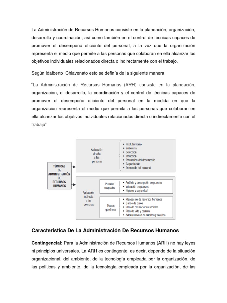 Chiavenato Pdf Gestión De Recursos Humanos Planificación