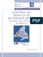 Cartera de Servicios Estandarizados AP. Actualización 2014 - OPT