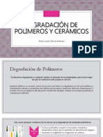 Degradación de Polímeros y Cerámicos