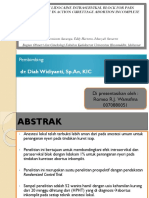 Journal Anesthesia Efek Lidokain Servical Block