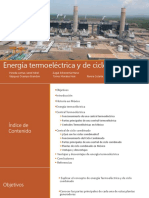 Energía Termoeléctrica y Ciclo Combinado PRESENTACION YEI