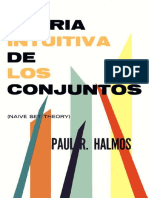 BiblioTK-Halmos Paul R - Teoría Intuitiva de Los Conjuntos 1967