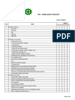 Ambulance CheckList Form