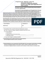 Foreign Registration Statement 1938 As Amended