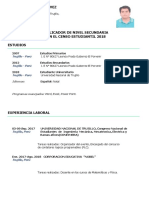 31 Curriculum Vitae Clasico Azul