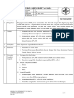 Sop Penginputan Data