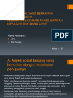 Aspek Sosial Yang Berkaitan Dengan Praktik Perkawinan, Kehamilan, Melahirkan, Nifas, Dan Bayi