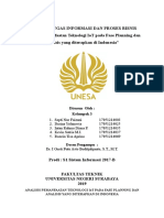 Laporan Planning Dan Analisis (Informasi Dan Proses Bisnis)