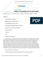Caso Practico Unidad 3 Investigacion de Mercados - Ensayos - Luchoruiz