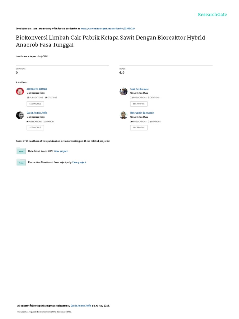 Kelapa Sawit Pdf Pencernaan Anaerobik Kimia