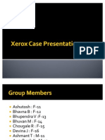 Xerox Case Presentation Final1