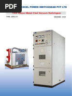 11kV Switchgear Technical Specifications | PDF | Electrical Wiring | Switch