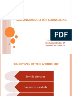 Training Module For Counselling
