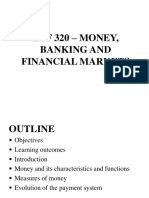 Ecf 320 - Money, Banking and Financial Markets