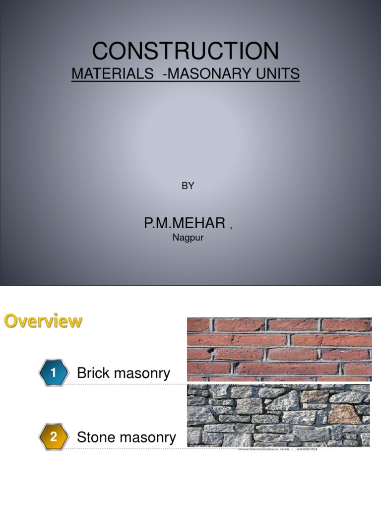 Construction Building Stones PDF Masonry Weathering