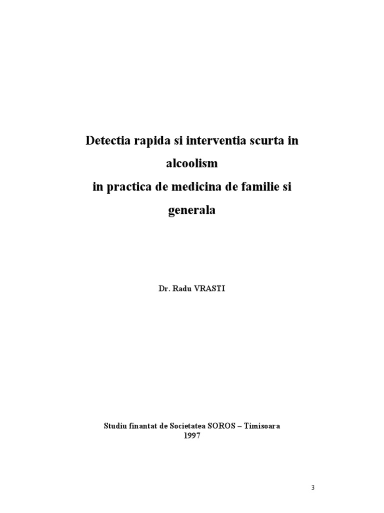 Detectia Precoce Si Interventia Rapida PDF | PDF