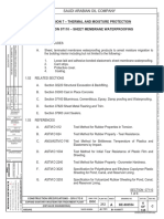 Division 7 - Thermal and Moisture Protection Section 07110 - Sheet Membrane Waterproofing