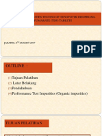 Impurities Testing of Tenofovir Disoproxil Fumarate Lia