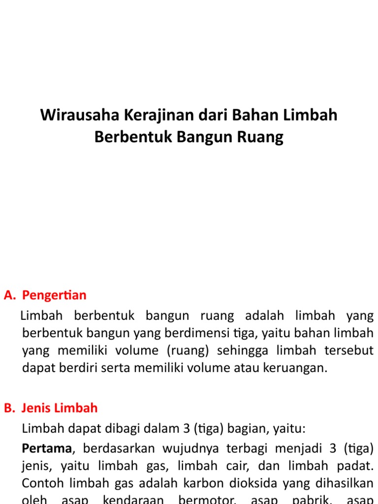  Contoh  Kerajinan  Bangun  Ruang  Dari Bahan Limbah Berbagai 