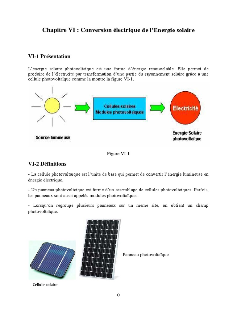 Pourquoi Le Capteur Photovoltaïque Se Comporte Comme Un Générateur