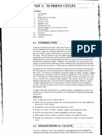 Unit 6 Nutrient: Cycles
