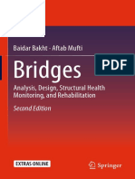 Baidar Bakht Aftab Mufti Auth Bridges Analysis Design Structural Health Monitoring and Rehabilitation Springer International Publishing 2015 PDF