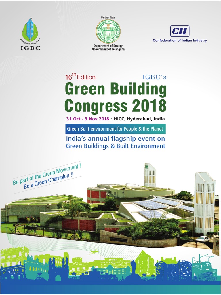 CII Conference Brochure PDF Green Building Building Engineering