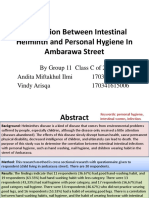 Correlation Between Intestinal Helminth and Personal Hygiene in Ambarawa Street